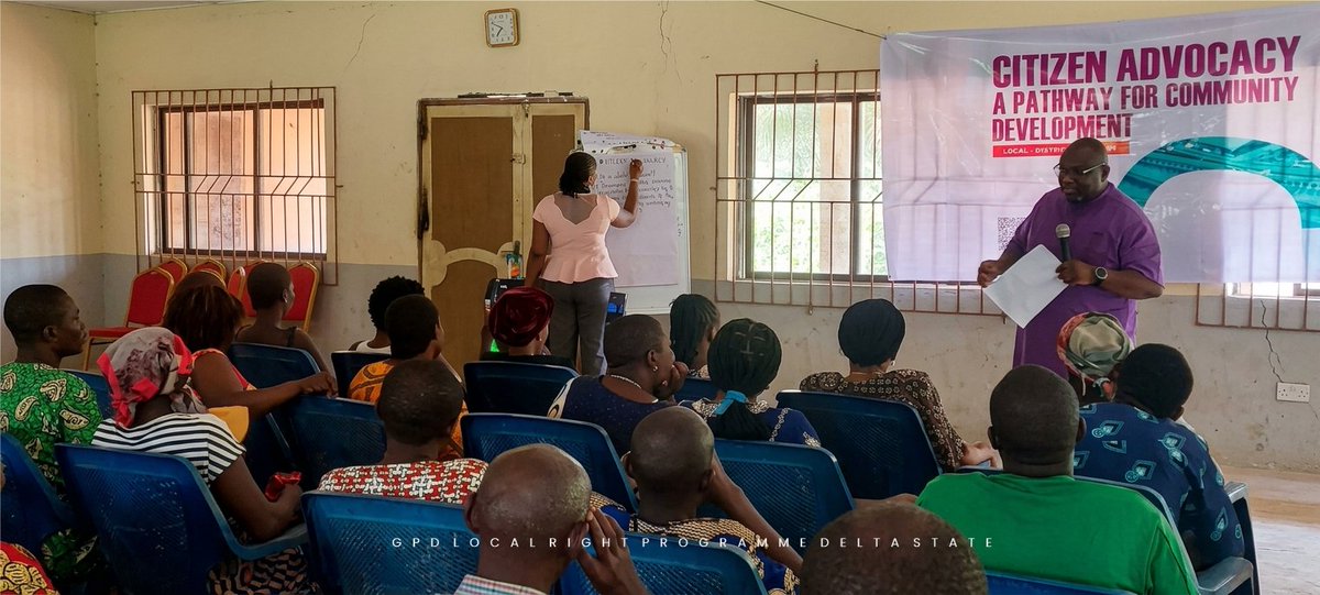 globalpe2's tweet photo. mechanisms, and engage duty bearers and stakeholders through clear communication. They also worked on plans for collective action.

The training supports community-led advocacy and responsive governance

#LocalRightsProgramme #GlobalPeaceDevelopment #DeltaState #CommunityAdvocacy https://t.co/Q8vRVXQEyq