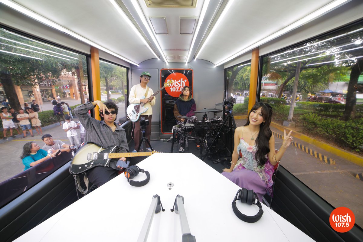 wish1075's tweet photo. R&amp;B-pop singer-songwriter @joliannesalvado was back aboard the Wish Bus with her latest single "Daanan" and "Baka Sakali" (unreleased). https://t.co/4DwqI4oiTE