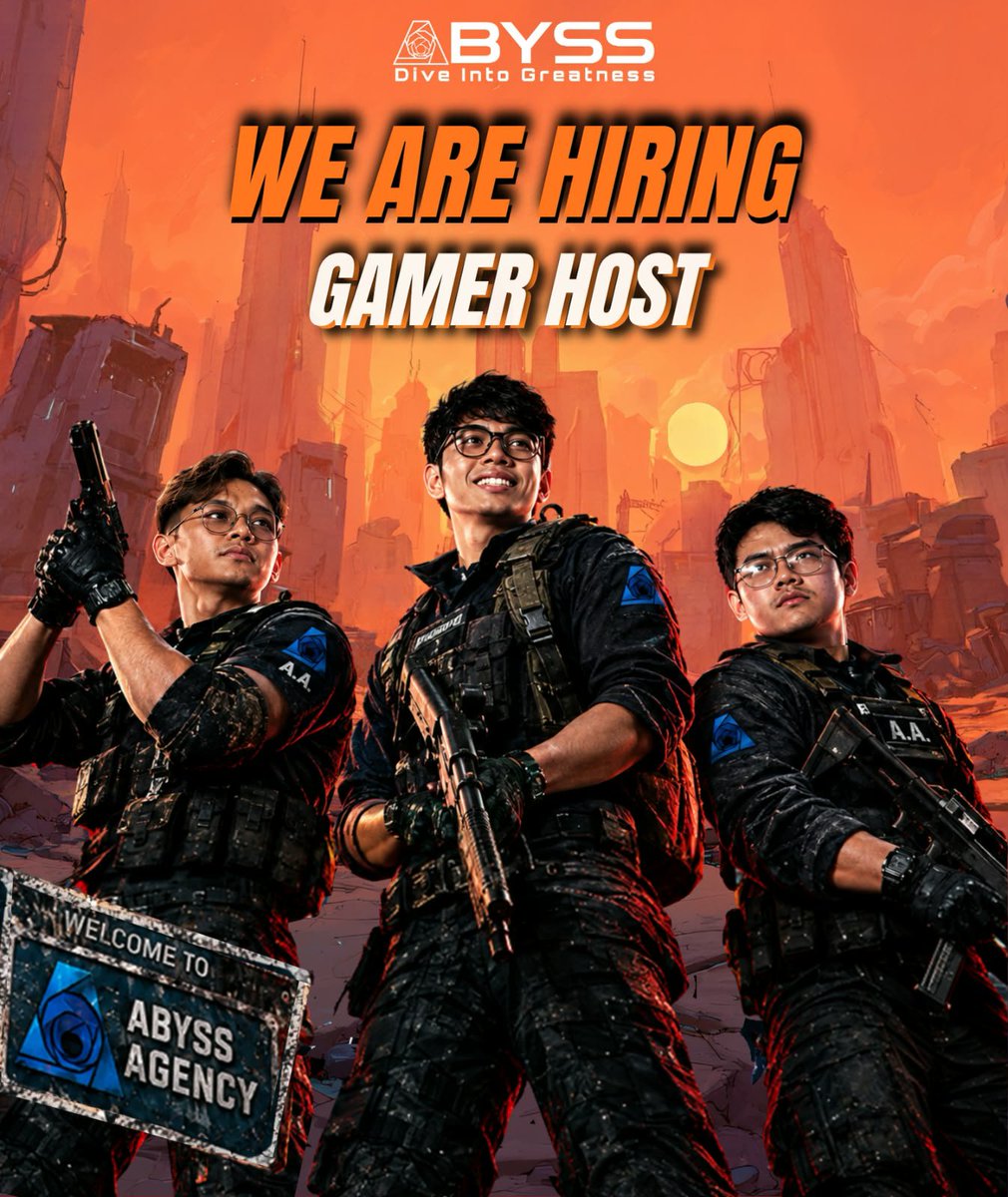 infolokerbdgcom's tweet photo. PT ABYSS AGENCY INTERNATIONAL adalah perusahaan pencari bakat di dunia creative entertainment. Kami sedang membuka kesempatan bagi kamu yang memiliki passion di dunia gaming dan entertainment untuk bergabung sebagai:

GAMER HOST LIVE — FULL TIME

Kamu akan menjadi bagian dari tim yang berinteraksi langsung dengan audiens melalui LIVE STREAMING, bermain game, membangun interaksi, dan menciptakan pengalaman live yang menarik.

Kualifikasi:

- Pria usia 18–28 tahun
- Memiliki minat dan passion di dunia gaming & entertainment
- Percaya diri tampil di depan kamera
- Bisa Berbicara menggunakan bahasa inggris
- Bersedia bekerja full time sesuai jadwal yang ditentukan
- Berkomitmen, disiplin, dan mampu bekerja dalam tim maupun individu
- Pengalaman sebagai streamer/host menjadi nilai plus, tetapi tidak wajib
- Fresh graduate dipersilahkan untuk mendaftar

💼 Benefit:
- Gaji pokok 
- Bonus Performance 
- Training & coaching untuk meningkatkan kemampuan sebagai host
- Lingkungan kerja kreatif dan fun

Noted : Tidak perlu menjadi pro player.
Yang kami cari adalah personality, communication skill, dan kemauan untuk berkembang.

Dive Into Greatness!