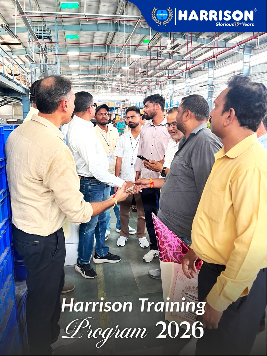 Harrison_Locks_'s tweet photo. Learning Today. Leading Tomorrow. ๐
The Harrison Training Program 2026 focuses on practical learning, skill development, and hands-on experience turning knowledge into action and growth.
Building skills. Inspiring growth. Creating leaders.
@UmangMonga
#HarrisonTrainingProgram https://t.co/1MjN8DQm9K