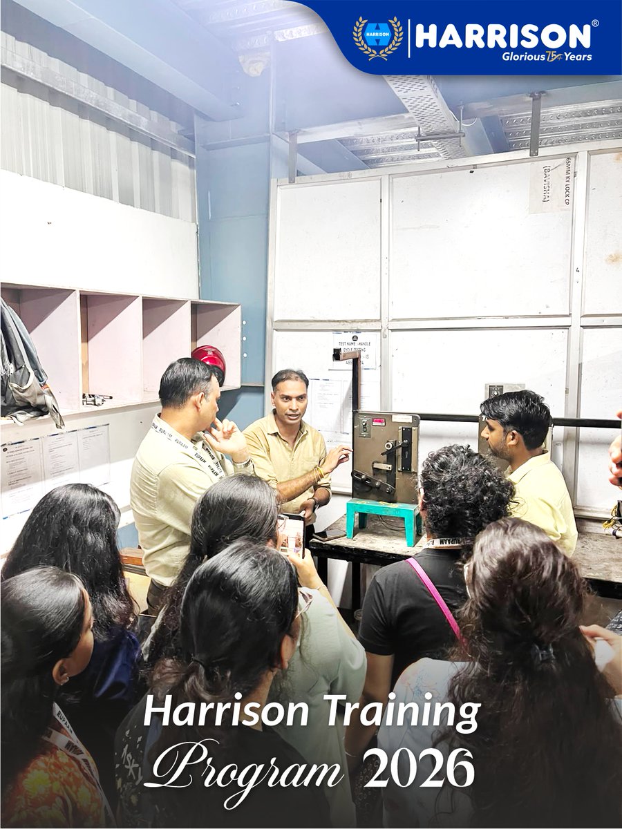 Harrison_Locks_'s tweet photo. Learning Today. Leading Tomorrow. ๐
The Harrison Training Program 2026 focuses on practical learning, skill development, and hands-on experience turning knowledge into action and growth.
Building skills. Inspiring growth. Creating leaders.
@UmangMonga
#HarrisonTrainingProgram https://t.co/1MjN8DQm9K