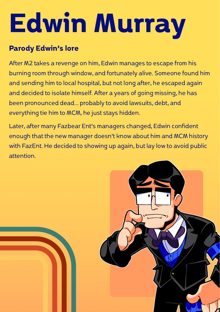 Edw1nM1979's tweet photo. // Edwin’s lore https://t.co/zrNq7bb4lK