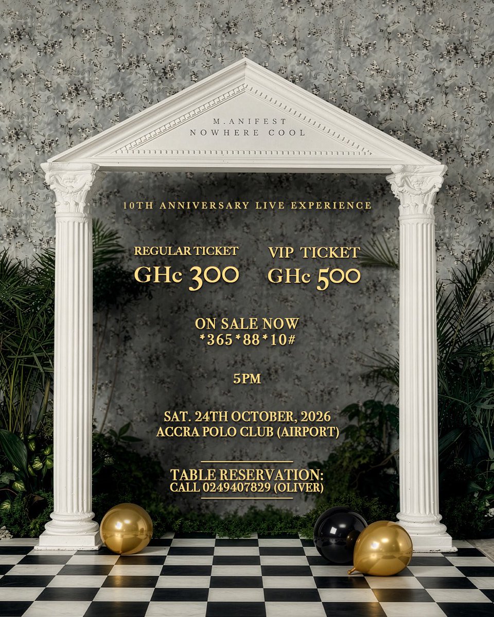 manifestive's tweet photo. Come let’s make history! NOWHERE COOL @ 🔟. Saturday Oct 24th!

Tickets 🎫 *365*88*10#

https://t.co/3KxsItjSRr

An anniversary concert based on the performance of an entire album 💿 🔥 https://t.co/8mlqW8HTYc