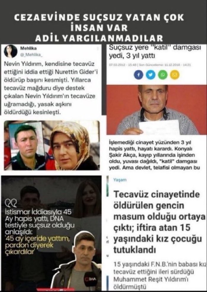 elif6874's tweet photo. Cinsiyetçi yaklaşımlar erkekleri peşinen suçlu göstererek mağduriyetlere yol açtı.İnfaz düzenlemelerindeki ayrımlar da adaletsiz sonuçlar doğurdu.
Kadın da suç işleyebilir,çocukta,erkek de iftiraya uğrayabilir.Beyan değil delil,cinsiyet değil hukuk esas alınmalıdır.
@YildizFeti https://t.co/SaJPihcGjR