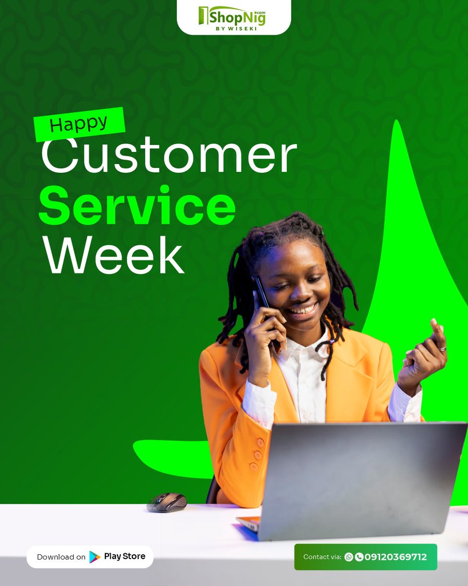 Shopnigmall's tweet photo. Happy Customer Service week from all of us at Shopnig
#Shopnig #Customerserviceweek https://t.co/9h7ki8xKSc