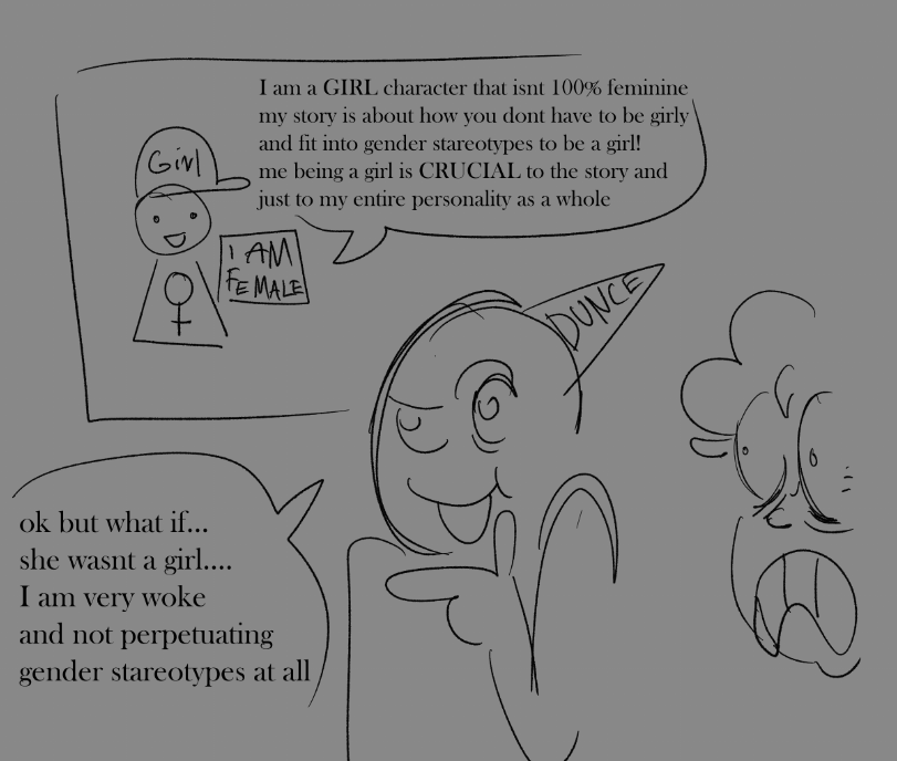 carnisinsanis's tweet photo. something that annoys me a lot

bonus points if the character is forced to potray themselves as a man because people dont believe that women can do xyz https://t.co/tr0Xjc3P0R