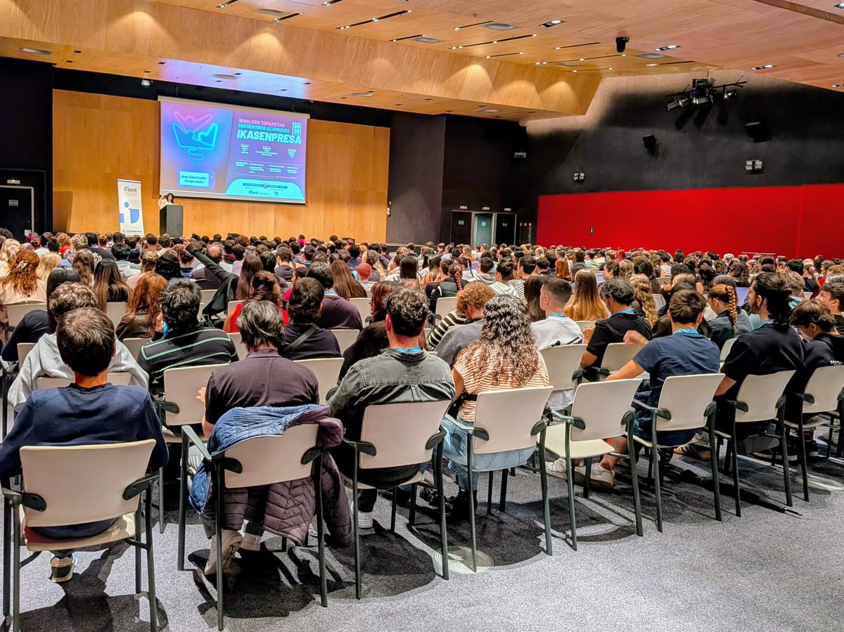 i_Tlent's tweet photo. Gaur @BEC_Bilbao-n Bizkaiko Ikasleen #Ikasenpresa Topaketa ospatzen dugu. @FPeuskadi-ko ikasleen artean esperientziak partekatzeko, ikasteko, sareak sortzeko eta #talentua eta #ekintzailetza bultzatzen jarraitzeko jardunaldia.
@IkaslanEuskadi @HETELFP @AiceIzea https://t.co/Lc65ug8kwF