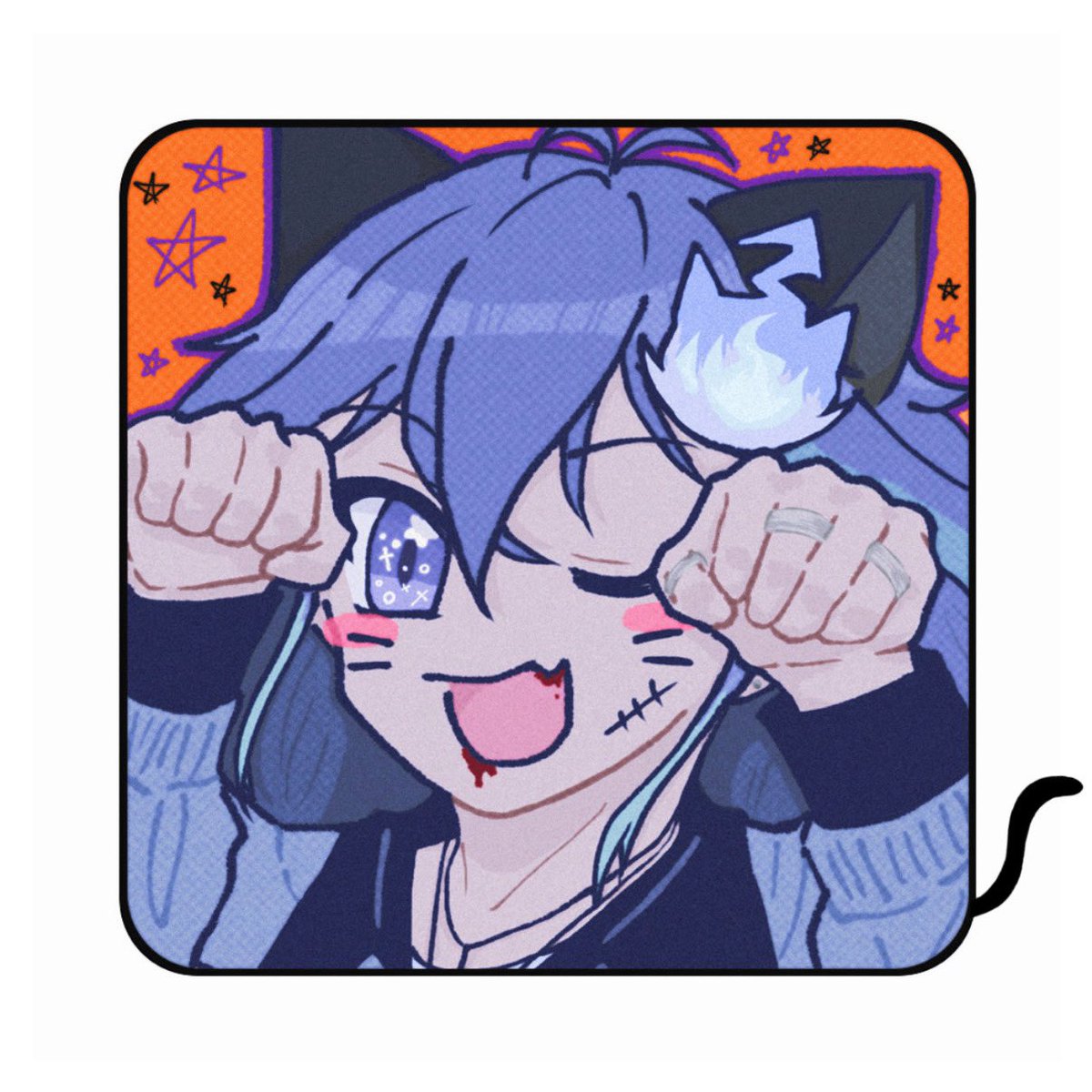 eenr_cos's tweet photo. #燐央絵 🕸‧˚₊*̥👻♩"🎃ྀི https://t.co/YBC1o7Q4kt