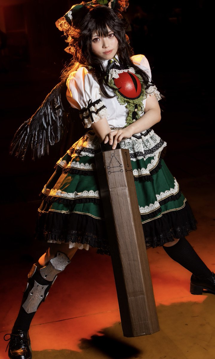 Unyu_09_Mikan's tweet photo. 【Cosplay🎀】
《東方Project:霊烏路 空》

撮影ありがとうございました！✨

#秋季例大祭13
#例大祭コスプレ https://t.co/fJyQtusuq0