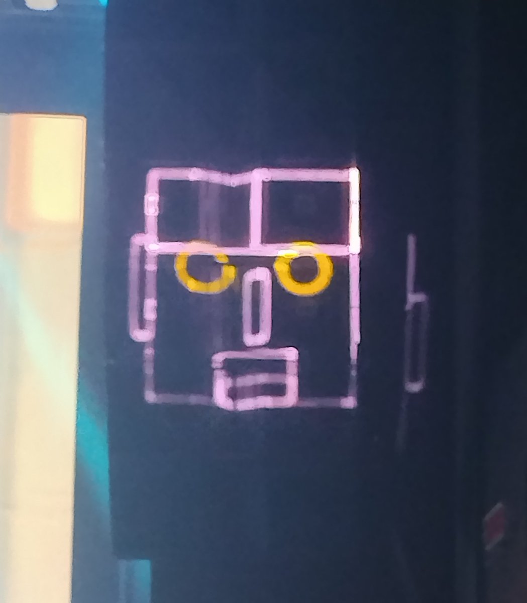mn47467467's tweet photo. You Make me Cyborg
←札幌でスピーカーに投影されるロボット
　仙台で堀江さんが後ろだよって教えてくれたロボット→
どちらもとても可愛い
#コーネリアス
#cornelius https://t.co/QTUmBTuC5c