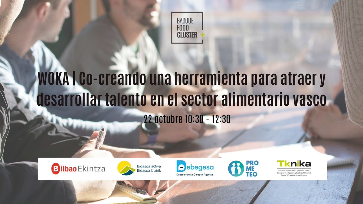 BasqueFoodClust's tweet photo. 🌱 WOKA | Urriak 22

Euskal elikagaien sektorean talentua erakarri eta garatuko duen tresna bat elkarrekin sortzera gonbidatzen zaitugu.

🛠️ WOKA ez da ohiko jardunaldia, eraikitzera zatoz.
📍 Zamudio
🔗 https://t.co/lMD6udZ3cB

#WOKA #Talentua #ElikagaienSektorea https://t.co/HTrrQltijL