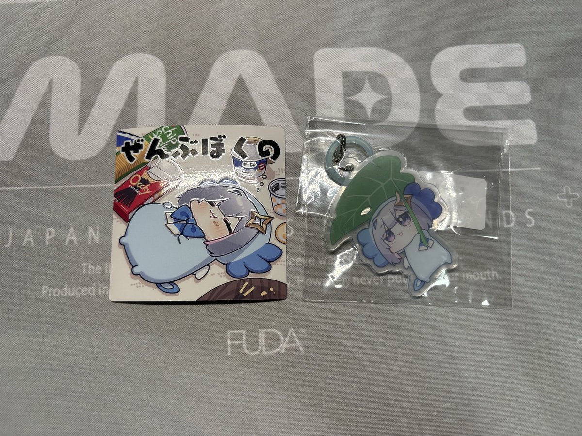 yusei2035's tweet photo. 氷川先生のかなたそちゃんグッズが届いたー！かわいい https://t.co/kDaxZZY1Wp