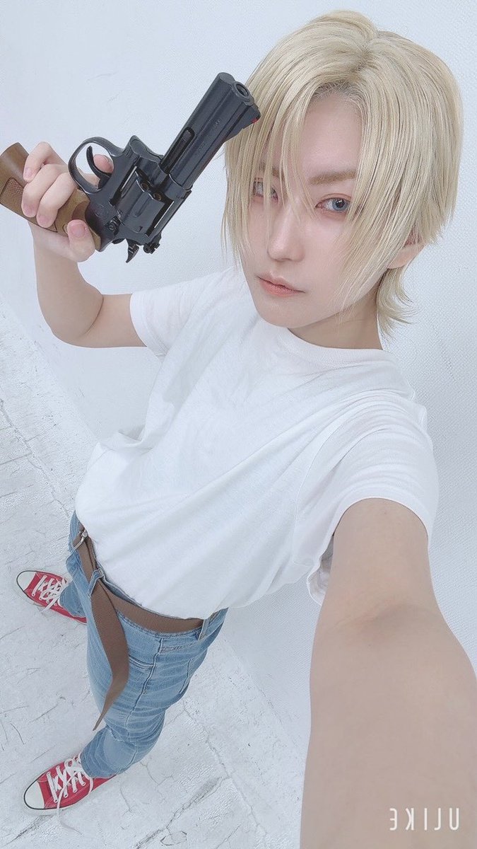 7se_ooo's tweet photo. cos🍌🐟

また少しだけやってきた✨
緑カラコンなかったのであとで色味加工する！ https://t.co/QPxCxsW4kz