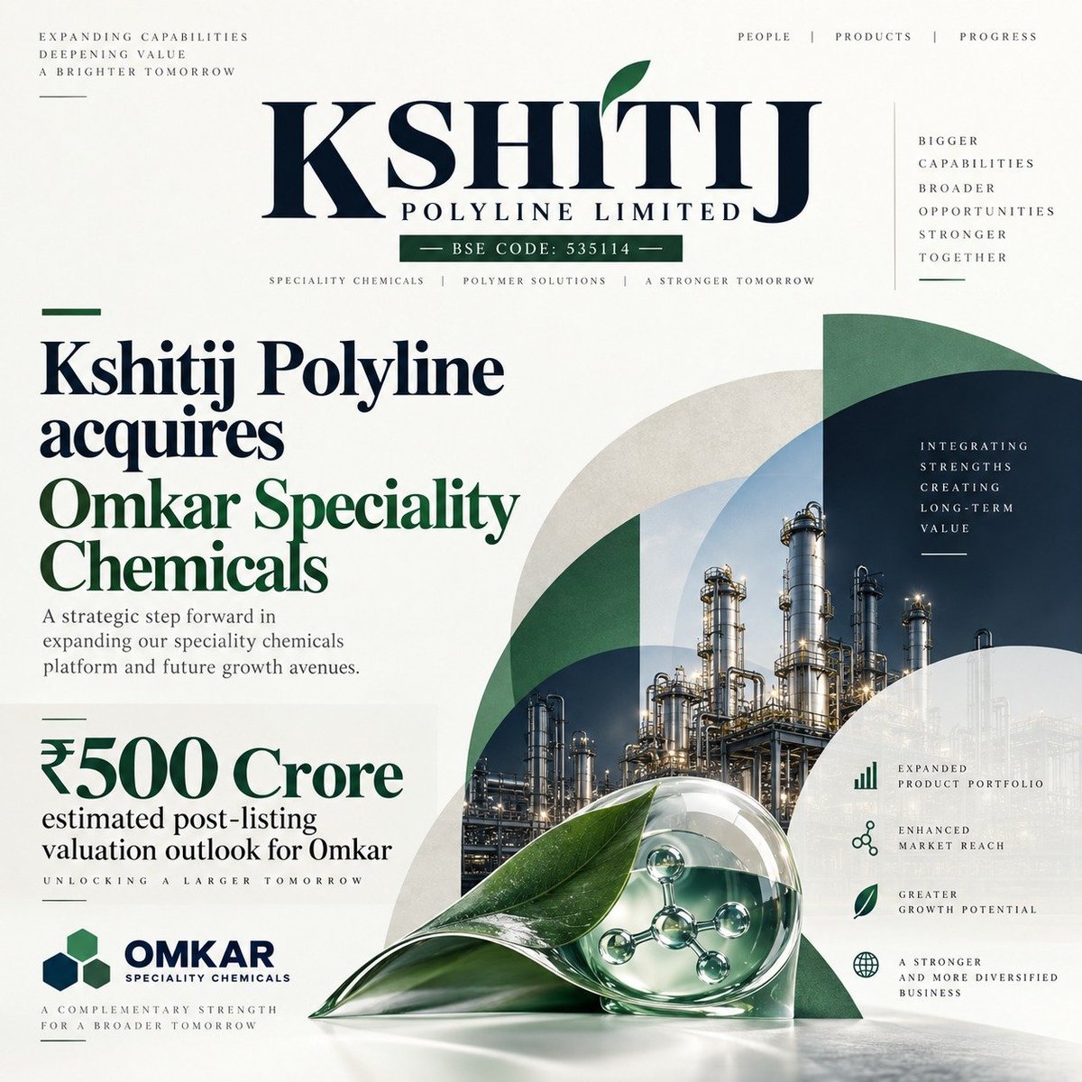 Nayan_Purohit_'s tweet photo. Kshitij Polyline CMP ₹3.93 — company ko dekhne ke liye sirf relisting angle enough nahi hai. Omkar acquisition, recycling assets aur plastics operations bhi relevant developments hain. #Multibagger_Nse_Stock https://t.co/bo4CJU4CDh