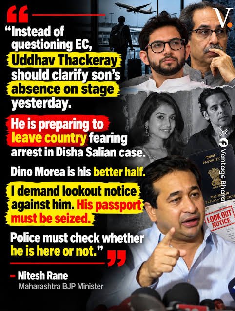 PIYALIBH's tweet photo. Sir, who exactly are you demanding answers from?

The police work under your own government, and the CBI is also a central investigative agency operating under the authority of the Central Government.

Why has the CBI still not followed up on the leads you have publicly raised? Why, after six years, those leads have still not resulted in a conclusive investigation.

And now you are claiming that the accused is preparing to leave the country.

Where is the CBI? It has been a month since the CBI took over the Disha Salian case. Why has there still been no custodial interrogation or any visible progress in questioning the accused?

#JusticeForDishaSalian 
#JusticeForSushantSinghRajput