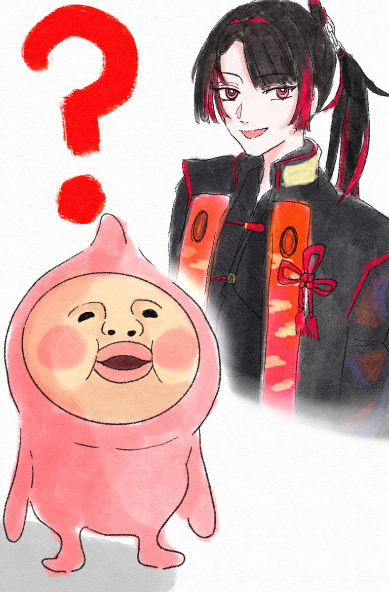 wasabi_iro_'s tweet photo. こ、小桃......❓ https://t.co/AFXoO8aibF
