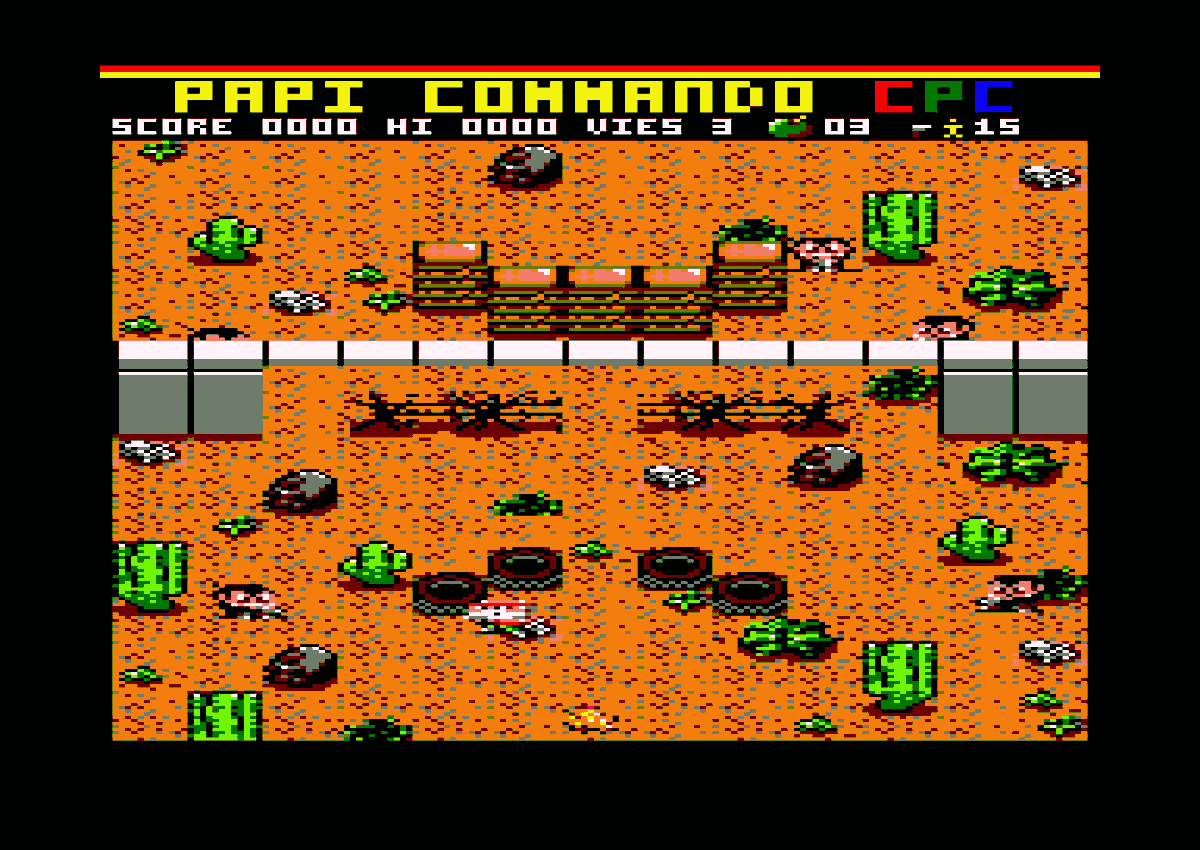 StudioVetea's tweet photo. Hey Fans !
Retrouvez #PapiCommandoCPC #Amstrad sur : https://t.co/oTjy66bBwY
10 Missions à difficultés croissantes, beaucoup d'actions ! Dans le pur style de mes jeux #megadrive.
GFX, SFX, Game design par moi même. Code z80 avec l'aide de #ClaudeIA qui m'a bien épaulé !
#8bits https://t.co/61GgUeUxqp
