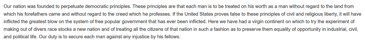 Noahpinion's tweet photo. Teddy Roosevelt on American identity https://t.co/52mnmtl7ad