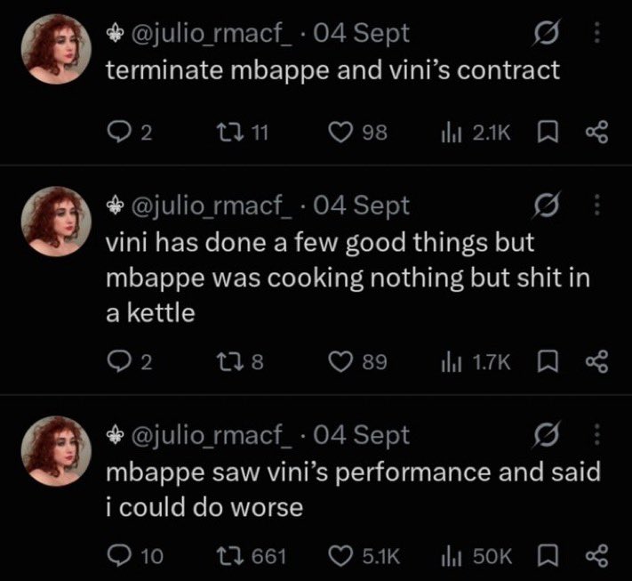 4uisjen's tweet photo. leaving mbappé out cause your stupid ass knows you’re part of the problem lol https://t.co/jCZZNHLE6e