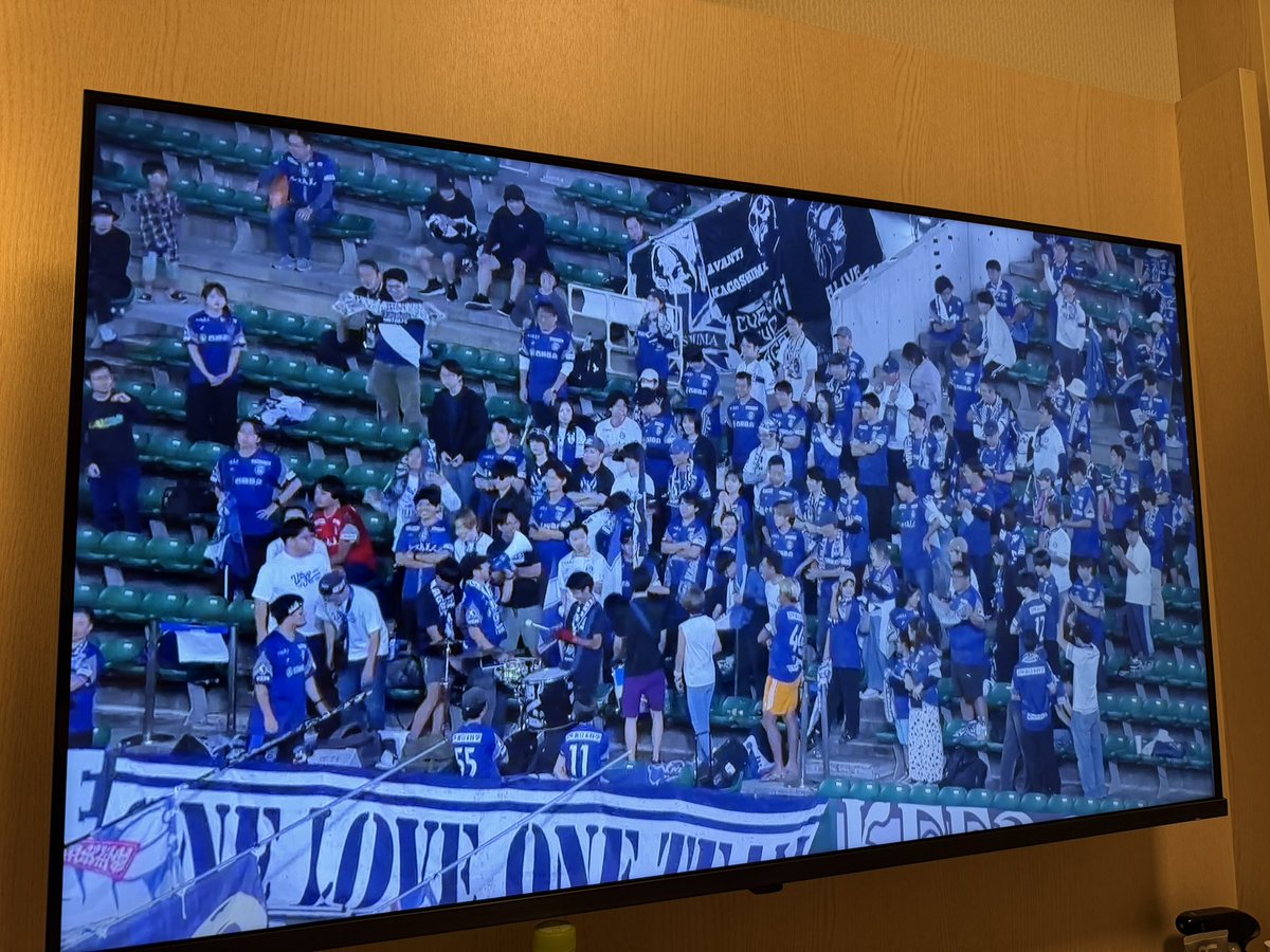 GorobinMask's tweet photo. 出張先のホテルから応援📣
鹿児島から行かれた方々、ご苦労様です！
勝ちましょう！
#鹿児島ユナイテッド https://t.co/7QQjW88Jmc
