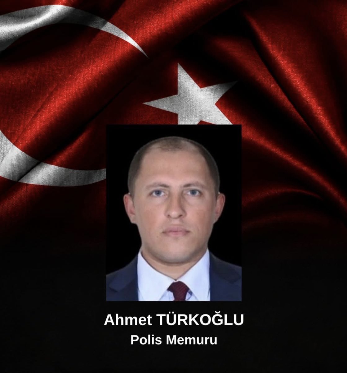 Agirman2727's tweet photo. Ankara Pursaklar'da görevi başında uğradığı silahlı saldırı sonucu şehit olan kahraman Polis Memurumuz Ahmet Türkoğlu’na Cenab-ı Allah’tan rahmet; ailesi ve sevenlerine sabır ve başsağlığı diliyorum. Mekanı cennet, makamı ali olsun. https://t.co/B3EqjjVJw9