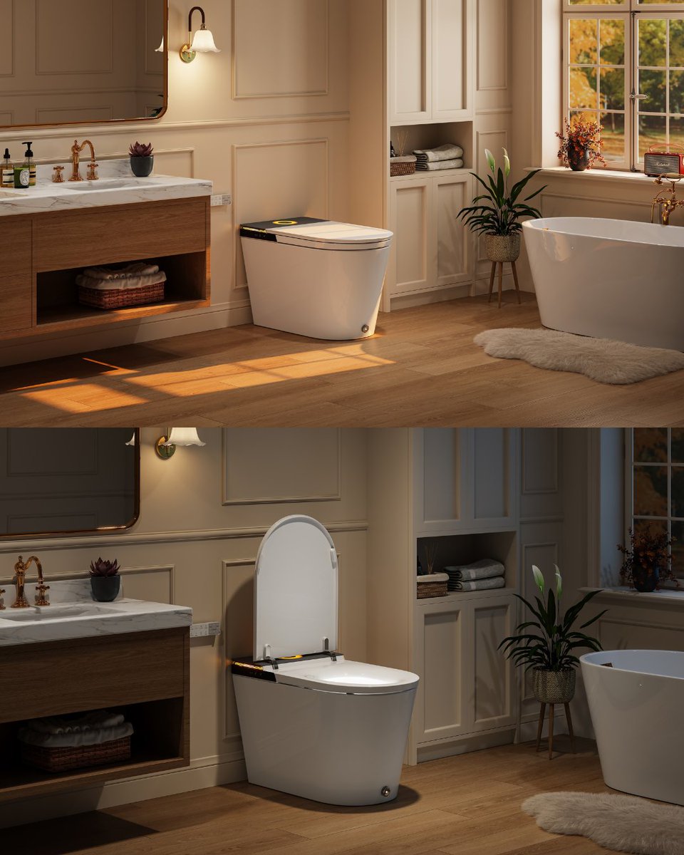 Horowbath's tweet photo. A little more warmth for the cooler days. 🍂
A heated seat, a wash adjusted to your preference, and simple comforts that make everyday routines feel better.
Bring a little more comfort home. https://t.co/pasoDiwqpK
#HOROW #FallHome #BathroomInspiration #ModernBathroom https://t.co/km82LuAJ9y