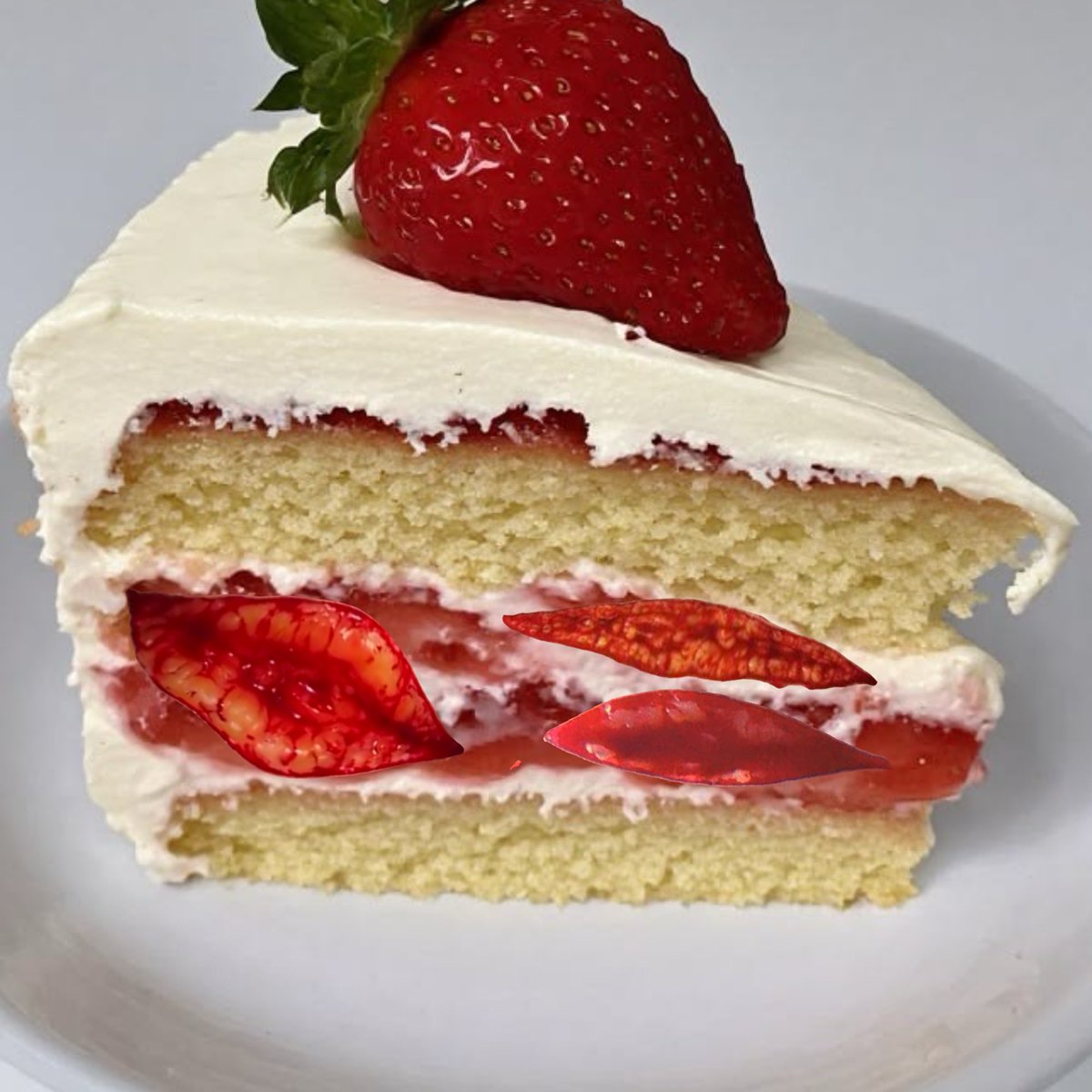 cutecoreeee's tweet photo. Strawberry jam cake generated by grok in my shed #shed https://t.co/9OsZkxPgai