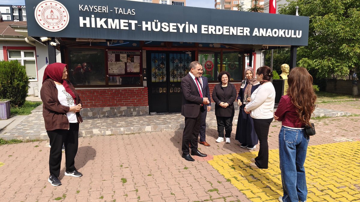 Talas_Kaymakam's tweet photo. Kaymakamımız İlyas MEMİŞ, İlçemiz Bahçelievler Mahallesinde bulunan Hikmet Hüseyin Erdener Anaokulunu ziyaret etti. https://t.co/RvZEBsNbCh
