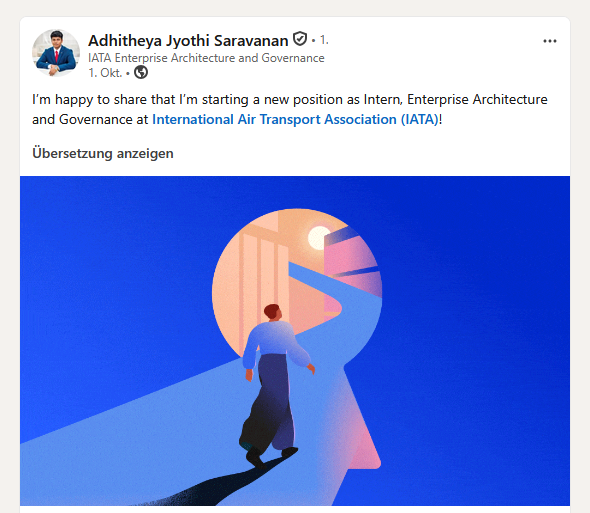 MEIG_Programme's tweet photo. We congratulate #MEIGProgramme alumnus Adhitheya Jyothi Saravanan on his new position. Have a great start!

https://t.co/Sxnxbm5aA9

@UNIGEnews @unige_en @GSI_UNIGE @CEJE_UNIGE https://t.co/ypCwtOs513