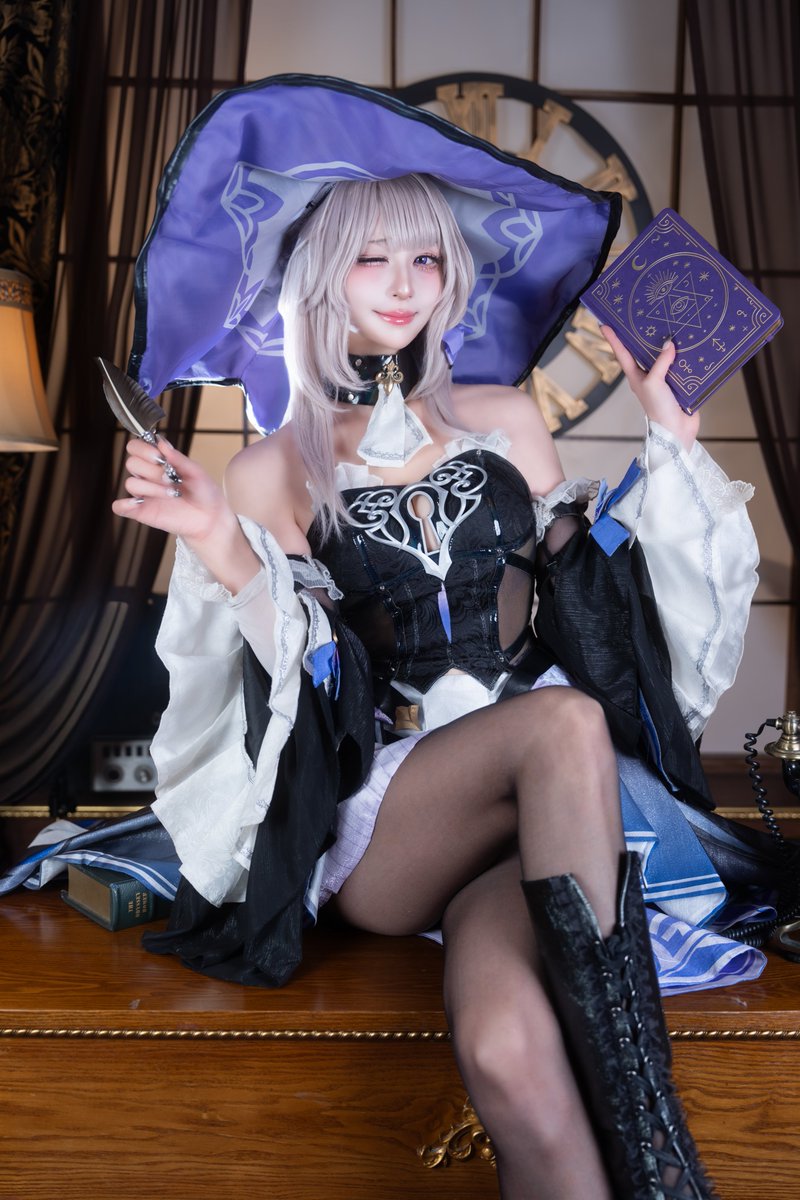 jinli_cosplay's tweet photo. Honkai StarRail  「the herta」🗝💜
예쁜 사진 많은데 다 올릴수 없어서 아쉬워요
#붕괴스타레일 #hsr https://t.co/gQhim8cSqD