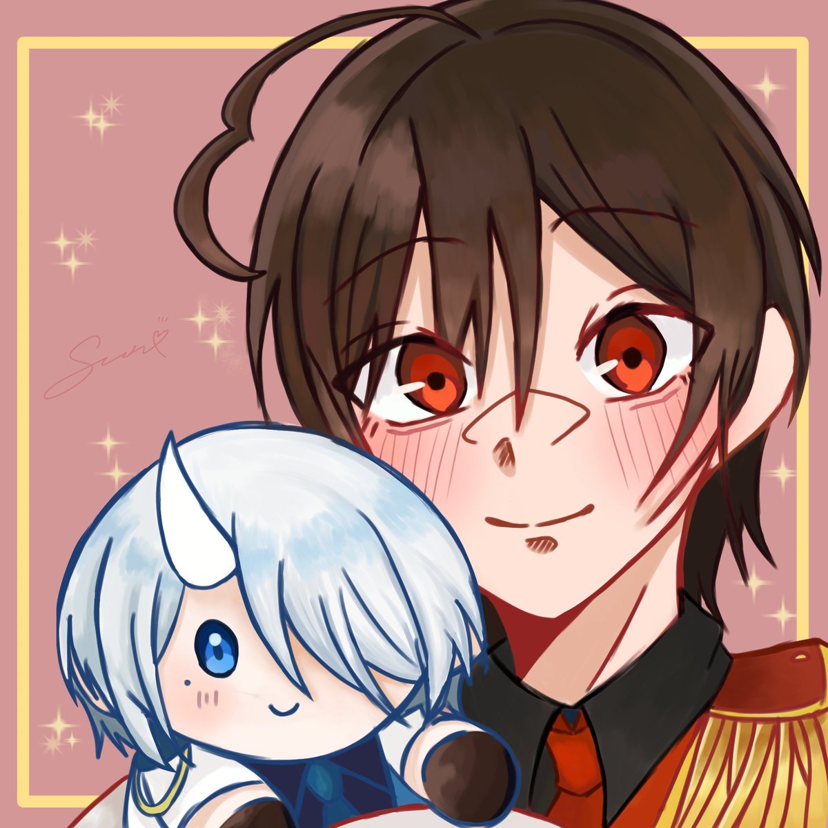 suu_nono_'s tweet photo. ドルはるあき〜☀
 #妖はじFA  #よはじFA https://t.co/aiq0UEqp4W