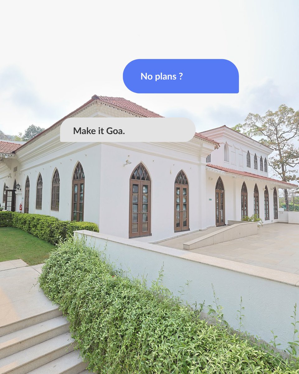 yellowhousegoa's tweet photo. No plans? Make it Goa.
At The Yellow House, Goa – IHCL SeleQtions, begin with the charm of a storied Portuguese home, ease into slow afternoons by the pool, let conversations linger over cocktails at Botequim, and end the day on the terrace as Goa slips quietly into evening. https://t.co/bKyXK6DETG