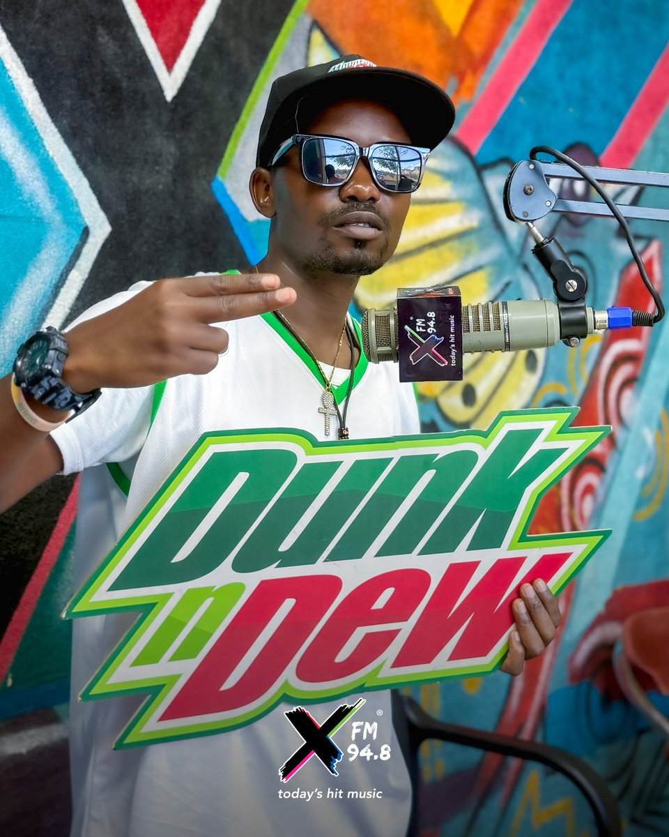XfmUG's tweet photo. @1dukeplaay from @TeenzKulture live on #TheShuffle is excited to invite you to the Dunk ’N’ Dew experience happening on 9th October  2026. Don’t miss it! #FreshX https://t.co/VF5E3jc282