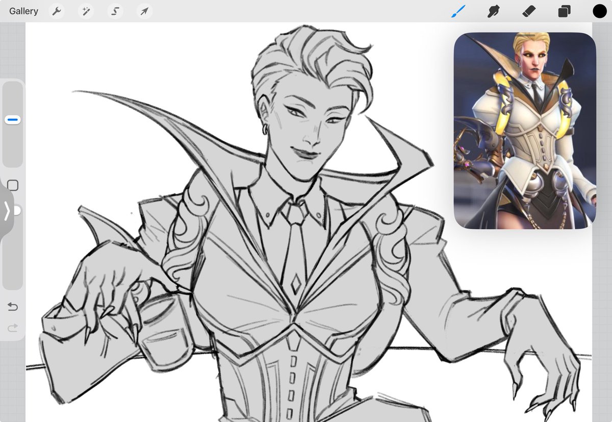 kirayoshi_'s tweet photo. high fashion 🍸 
#moira #overwatch https://t.co/G6DCgNEqS4