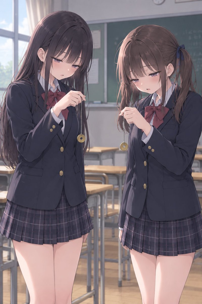 yttrium_00's tweet photo. 女の子同士で催眠術をかけ合って2人ともかかっちゃった的なやつ。

#催眠
#AIart️️️️️️️️️️️️️️️️️️️️️️️️️️️️️️️️️️️️️️️️️️️️️️️️️️️ #AIイラスト https://t.co/f2zVQborCP