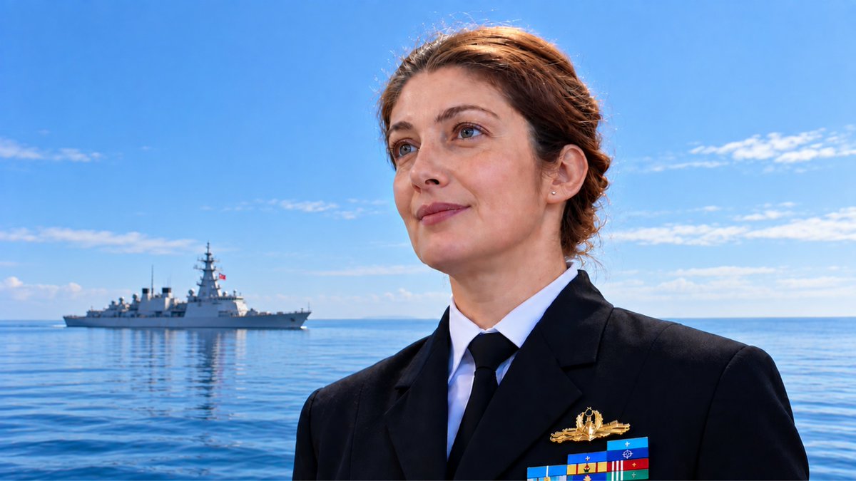 guzelhaber's tweet photo. Tuğamiral Gökçen Fırat, Türk Silahlı Kuvvetleri’nin ilk kadın amirali olarak tarihe geçti. 

1998’de Deniz Harp Okulu’ndan mezun olan Fırat, Türkiye’nin ilk kadın gemi komutanı olarak da görev yaptı. 

Norveç ve İngiltere’de NATO görevlerinde Türkiye’yi temsil eden Fırat, 2023’te tuğamiralliğe yükselmişti.