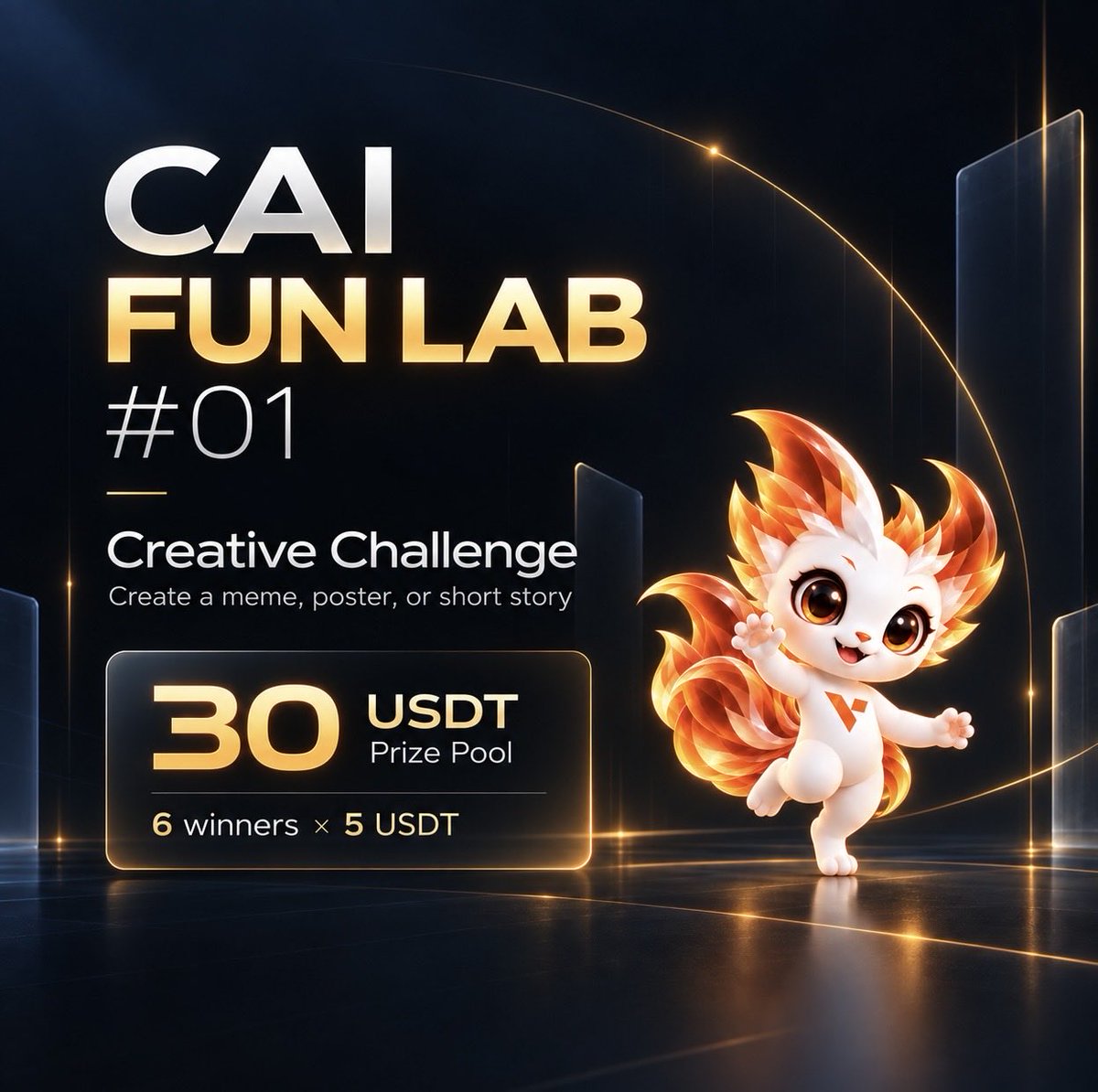 CAI_protocol's tweet photo. CAI FUN LAB #01 🎨

First experiment starts now.

Create something around CAI or VANLING — a meme, poster, short story… anything goes.

No need to make it perfect.
Just make it yours.

🎁 6 winners share 30 USDT

How to join:
— Drop your creation in the comments
— Follow @CAI_Protocol
— Like + RT
— Tag 2 frens
— Leave your BSC address 👇

Let’s see what the CAI community can create🔥
