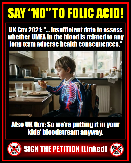 Old_Swanner's tweet photo. ANYONE REMEMBER AGREEING to have your kids experimented on?

This synthetic chemical WILL now be floating free in your children’s blood 24/7.

The UK government has officially admitted they don't know the long-term safety of it.

Sign the petition:

https://t.co/BgV8quDwuE https://t.co/ZyM8DyzhDP
