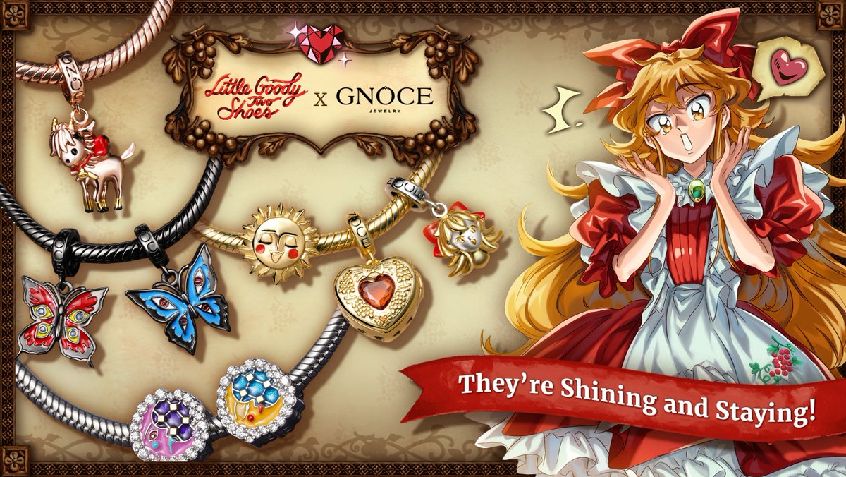 AstralShiftPro's tweet photo. ✨💖Did you know they're still available?

#LittleGoodyTwoShoes' jewelry collection is staying so this is your chance to complete the collection!👠✨

Which is your favorite charm? 👀

🔗Check it out bellow!
https://t.co/2EWvV9dtIJ https://t.co/qrKEFS2tRb