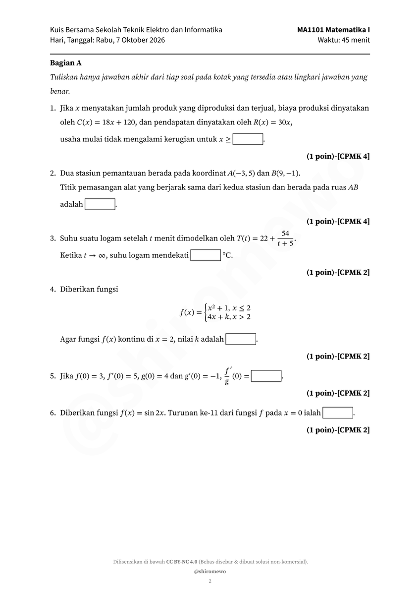 shiromewo's tweet photo. KBF 2 Matematika STEI
https://t.co/hWKtzlpQcB
Dyslexia Friendly : https://t.co/512z2od0Rs https://t.co/H7ANd4oLGr