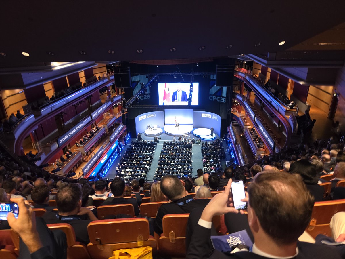 KathrynPorter26's tweet photo. In the literal back row at the @Conservatives conference after being delayed at the hotel so I could be on @Iromg's show to talk all things energy

It's been a busy month, speaking at Fringe events at @reformparty_uk last month and @UKLabour last week before coming here

Energy is, rightly, a hot topic. How we provide affordable, secure and clean energy is a critical question

Too many businesses are closing due to high energy prices. Too many industries are being lost overseas, offshoring emissions to places with dirtier energy

And too many families are struggling to afford basic heating

We need a rational energy policy that doesn't prefer virtue signalling over doing the right thing

Offshoring emissions is NOT the right thing. It's bad for the environment, bad for the UK economy, bad for British jobs and bad for the communities where these industries go, which are too often in countries that not only have dirty energy, but weak environmental controls, poor worker safety standards and even child and forced labour

Polluting other people's environments is not virtuous. Pretending we're reducing emissions when we're actually increasing them is dishonest and unethical

Energy policy needs to be based on accurate data and evidence. Not ideology. Not wishful thinking. Not some dream of a green utopia that has no foundation in reality 

Ministers need to clearly articulate the tradeoffs and ensure public consent for their policies

Don't ask if people care about the environment and then take this as permission to turn the electricity grid into an expensive unreliable monster that creaks when it's not windy or sunny

Explain how much renewables cost, what levels of energy security may have to be sacrificed, whether people will be allowed to cool as well as heat their homes, whether they will be forced to travel less whether by car or plane

Don't slip huge reductions in mobility into carbon budgets nobody reads

Don't pretend a grid NESO cannot model properly (because it can't see or control the huge amounts of solar and batteries connected to low voltage grids) is robust and will remain so

Don't lie about the costs and accuse then anyone challenging them of climate denial

Don't pretend moving emissions to a poorer country is good for the planet and definitely don't pretend it's ethical to assist in the exploitation of people who are forced to work in unsafe conditions or that we can build a "just transition" on the backs of literal slaves 

#EnergySecurity #CheapEnergy #TrueSustainability 

@Miatsf @mgshanks @AndrewBowie_MP @ClaireCoutinho @harrietc @ColinMoynihanUK @drlukeevans @ashley7fox @TiceRichard @cmackinlay @DavidGHFrost @mattwridley @Iromg @AllisonPearson @MerrynSW @EdConwaySky @mattotele @jonathan_leake @afneil @ofgem @energygovuk @neso_energy