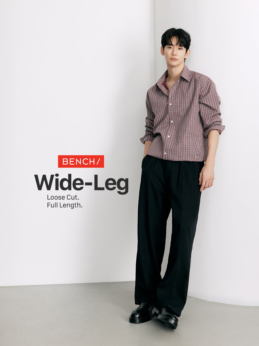 benchtm's tweet photo. A wider cut, a sharper look. Kim Soo Hyun steps out in Wide-Leg Pants for a modern take on #BENCHNewNeutrals.

Get his look:
Jacket (BWH0181MR3) P1,799
Pants (BPS0395BK3) P1,299
Oxford Shoes (BAY0014) P1,499

#BENCHxKimSooHyun #GlobalBENCHsetter

Buy Official, Buy Original! Get these products plus more from our official online stores:
🔗https://t.co/dCakf3y0ut
🔗https://t.co/mCjQW8YyLl
🔗https://t.co/UVQJ0Gsijm
🔗https://t.co/IOwcnZkcrg
🔗https://t.co/wsNPbfTYRw

Buy only from official BENCH stores and online platforms to ensure authentic and high-quality products.