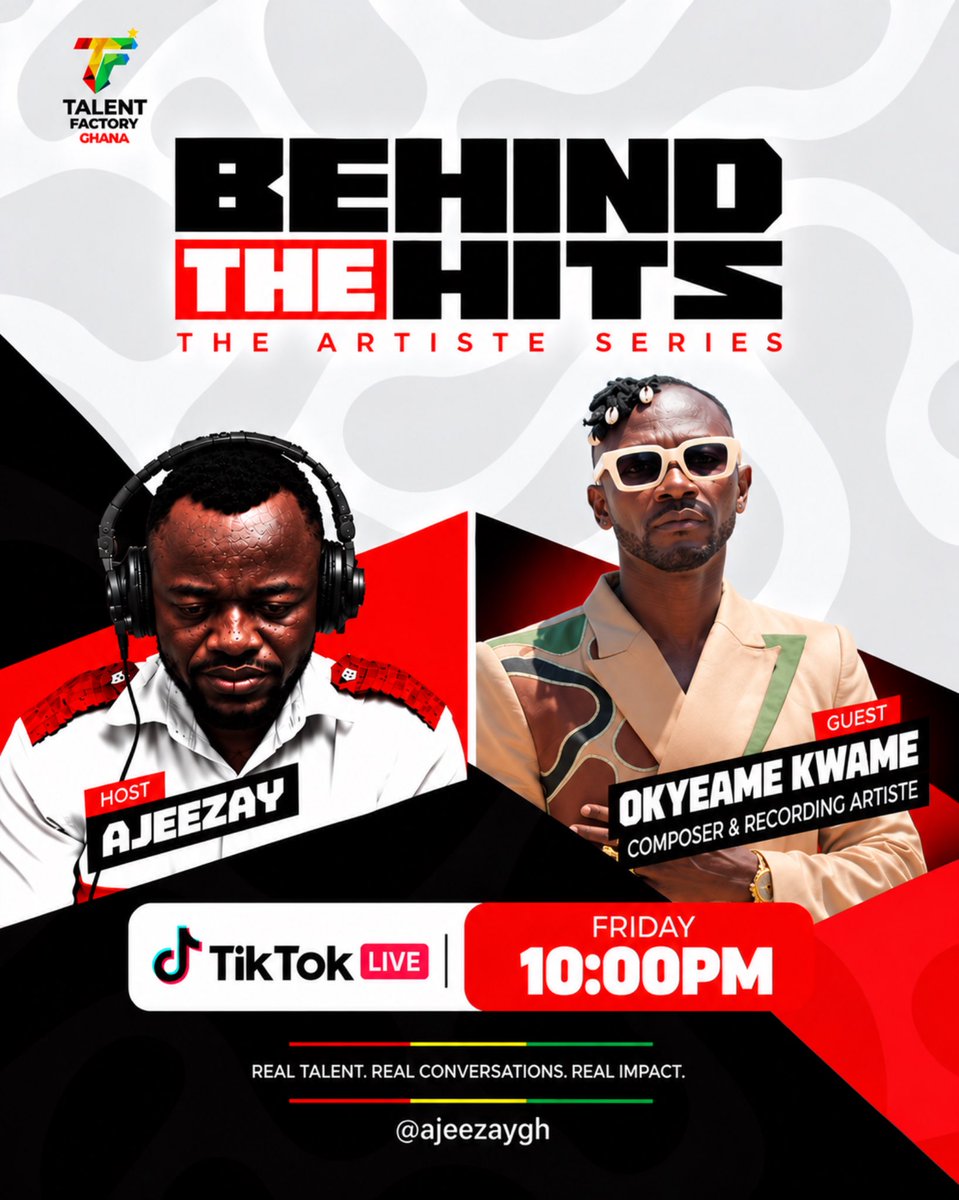 ajeezayGH's tweet photo. This week’s live sessions …. I just can’t wait to have with mi brothers!!
@KOJO_Cue  on Thursday 10pm
@AFROLEKTRA on Thursday 8pm
@BigDanqua  : On Saturday 8pm 
@Okyeamekwame : on Friday 10pm

CANT WAIT !!! let’s lock in family !!! https://t.co/GdLQiIl6N8