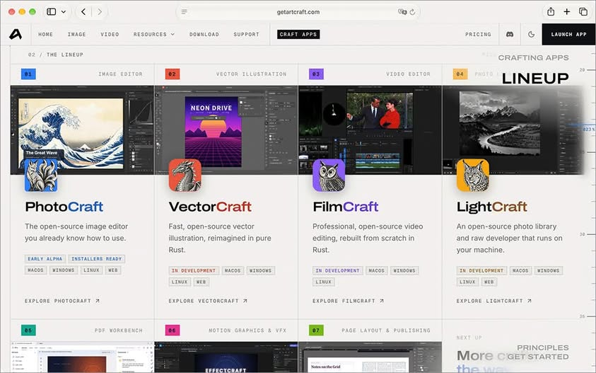 pprownets2023's tweet photo. 🚨 Adobe หนาวๆ ร้อนๆ! "Crafting Apps" ชุดแอปครีเอทีฟโอเพนซอร์ส เขียนด้วย Rust 100% แจกฟรีใช้ได้เชิงพาณิชย์!

เปิดตัว Crafting Apps ชุดแอปพลิเคชันสายครีเอทีฟระดับโปรแบบเนทีฟ (Native) ที่พัฒนาขึ้นด้วย��าษา Rust มีครบจบในที่เดียวถึง 7 แอปพลิเคชันหลัก ครอบคลุมทั้งงานแต่งภาพ, เวกเตอร์, ตัดต่อวิดีโอ, จัดการ PDF, กราฟิกโมชัน และการจัดหน้ากระดาษ

📌 ไฮไลต์สำคัญ:
• ครบเครื่อง 7 แอป: ครอบคลุมงานสายครีเอทีฟเทียบชั้น Adobe ทั้งแต่งภาพ, ภาพประกอบเวกเตอร์, วิดีโอ, รูปภาพ, PDF, โมชันกราฟิก และ Desktop Publishing
• หัวใจหลักคือ Rust: สร้างด้วยภาษา Rust ให้ประสิทธิภาพสูง ทำงานรวดเร็ว และกินทรัพยากรน้อย
• ฟรีและเสรี (Open Source): มาพร้อมใบอนุญาต Apache-2.0 และ MIT License เปิดให้ใช้งานและต่อยอดได้ ฟรีทั้งแบบส่วนตัวและเชิงพาณิชย์

🌐 ลองดูรายละเอียดหรือดาวน์โหลดได้ที่: https://t.co/a9o5S0P6RU

#Adobe #OpenSource #RustLang #GraphicDesign #VideoEditing #Software #เทคโนโลยี #ข่าวไอที