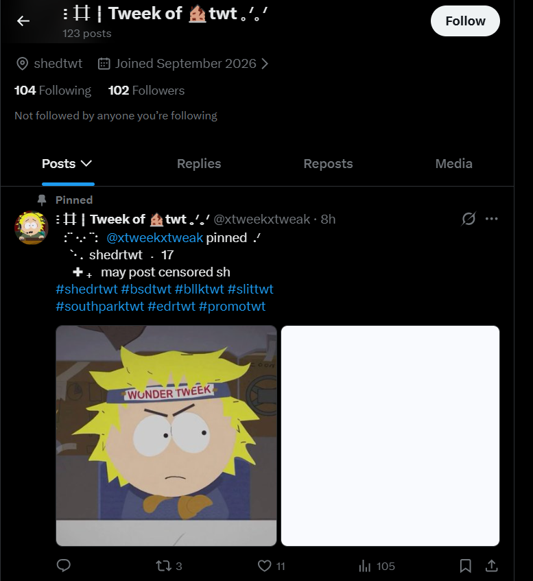 PC_Principal_RP's tweet photo. //hot take but those "rp accounts" of south park CHILDREN promoting stuff like this is disturbing and I'm gonna block them because wtf dude https://t.co/Q7pFE0KtTa