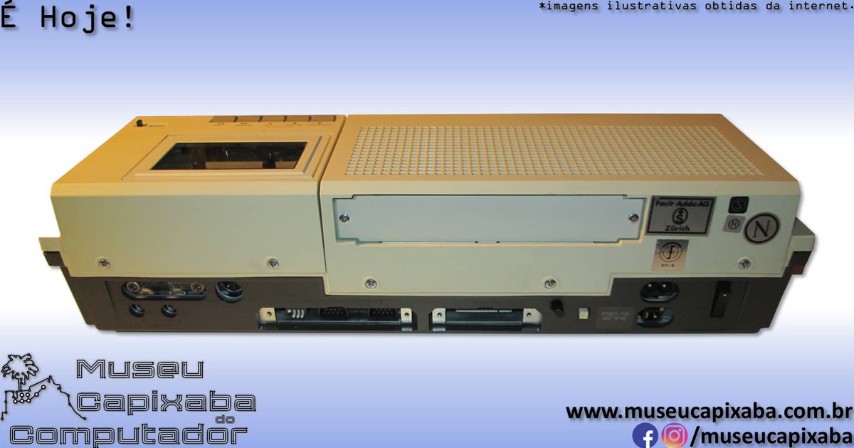 museucapixaba's tweet photo. É hoje! O microcomputador Sharp MZ-800 de 1984.
+em https://t.co/hbR5pbMCET
#MuseuCapixaba #mcc #éhoje #museu #Retro #OnThisDay #Sharp #SharpCorporation #SharpMZ #MZ800 #SharpMZ40K #LH0080 #MB8843 #Zilog #CPM #QuickDisk #MZ1500 #MZ80A #MZ80K #SharpX1 #X68000 #シャープ株式会社 https://t.co/5kUTJXxavf