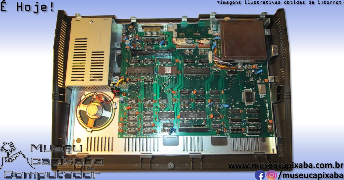 museucapixaba's tweet photo. É hoje! O microcomputador Sharp MZ-800 de 1984.
+em https://t.co/hbR5pbMCET
#MuseuCapixaba #mcc #éhoje #museu #Retro #OnThisDay #Sharp #SharpCorporation #SharpMZ #MZ800 #SharpMZ40K #LH0080 #MB8843 #Zilog #CPM #QuickDisk #MZ1500 #MZ80A #MZ80K #SharpX1 #X68000 #シャープ株式会社 https://t.co/5kUTJXxavf