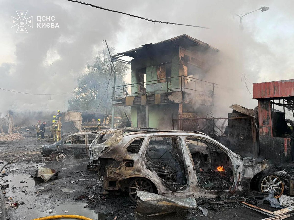 UKAmbUkraine's tweet photo. A horrific night for Ukraine. Russia again used ballistic missiles to target energy as winter nears. Civilians, including children, were killed in attacks across the country. We stand with Ukraine and continue supporting efforts to protect its skies. https://t.co/kjY7jnCLa5