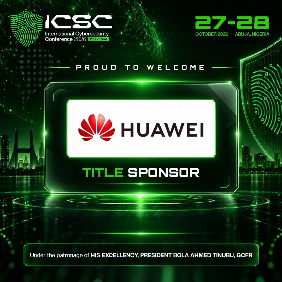 NITDANigeria's tweet photo. We are proud to welcome our valued sponsors whose support is powering conversations, partnerships and solutions for a safer, more resilient Nigeria’s digital space.

@Huawei - Title Sponsor 
@pipeopshq - Hackathon Sponsor
@AirtelNigeria - Platinum Sponsor 
@MTNNG - Bronze Sponsor 

Stronger partnerships. Smarter solutions. Safer cyberspace.

📅 27–28 October 2026 | 📍 Abuja, Nigeria
Explore sponsorship opportunities: sponsorship@icsc.ng
🔗 Enquire now: https://t.co/Hp5dCuOler