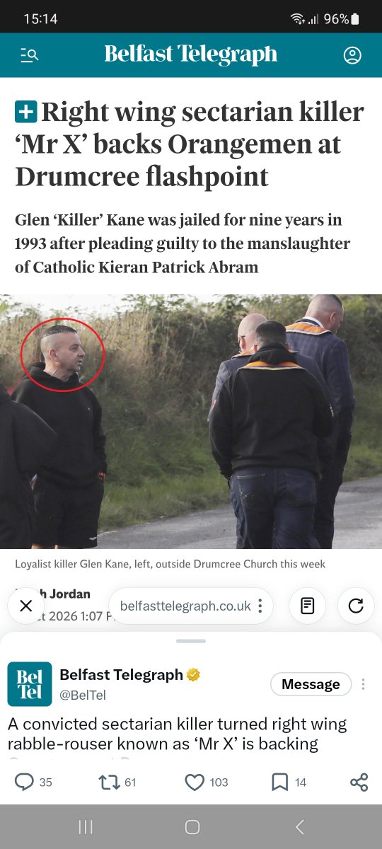 mark_melau25783's tweet photo. @PaddyShanks Here's orange order members and uvf linked representive Jamie Bryson ..

Satanic mass murderer
Satanic pdf 
Satanic murderer.. https://t.co/0OhhCNPD8B